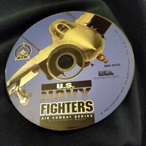 US Navy Fighters Game Air Combat Series MS DOS PC CD ROM Electronic Arts 1994